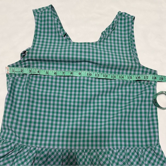 J. Crew Printed bow-back peplum tank top Sz Small - Picture 6 of 8